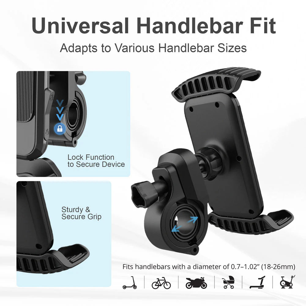 Argom Soporte para Celular de Moto y Bicicleta