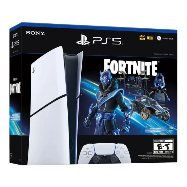 Consola Sony PlayStation 5 Slim Digital Fortnite Bundle