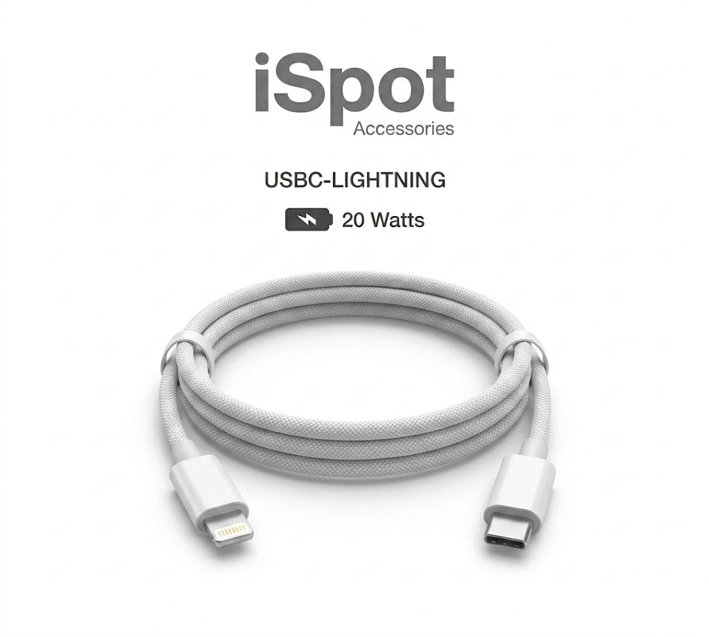 iSpot Lightning a USB-C 1.5m