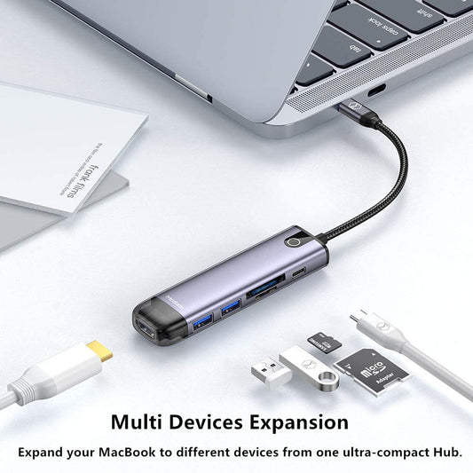 Mcdodo 6 in 1 Usb-C Hub 100W