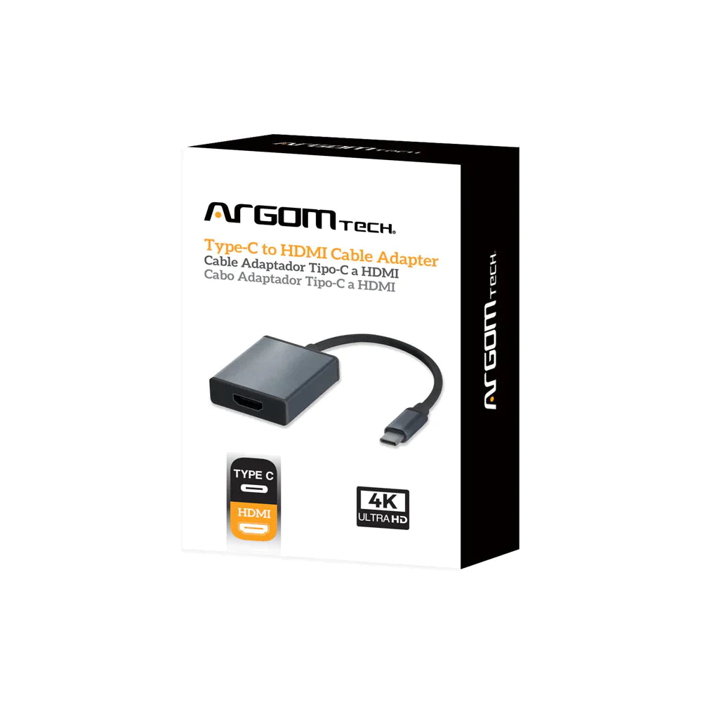 Argom Cable Adaptador USB-C a HDMI (6"/15cm)