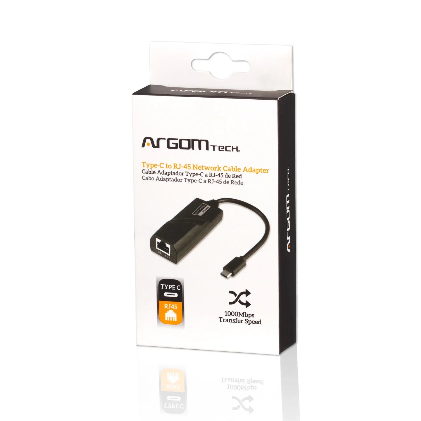 Argom Adaptador USB-C a Ethernet Gigabit (RJ45)