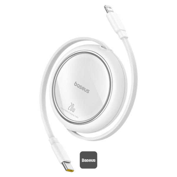 Baseus Cable retractil USB C - USB C 1 mt
