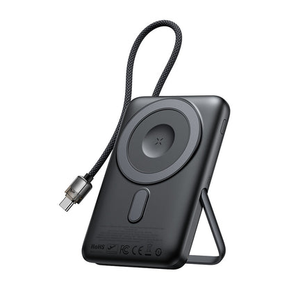 Mcdodo Power Bank, 10000 mAh 2 en 1 cable incorporado y soporte