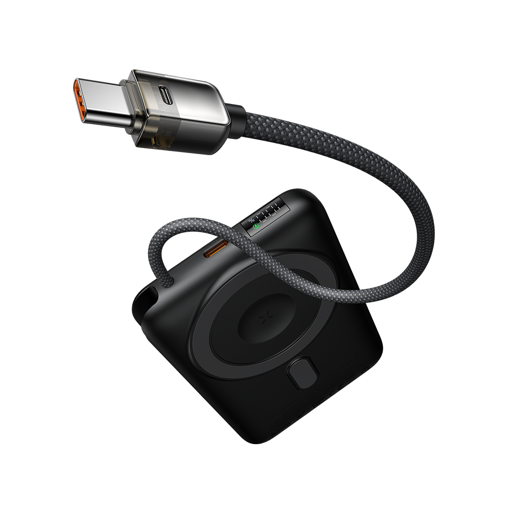 Mcdodo Power Bank, 10000 mAh 2 en 1 cable incorporado y soporte