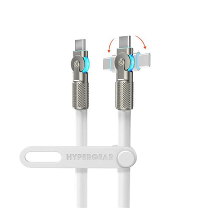 Hypergear Cable USB C a USB C 3.7 mts 180º