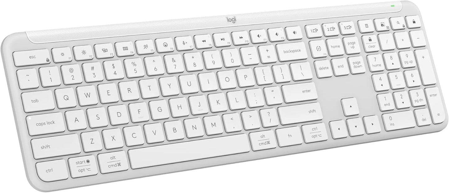 Logitech Teclado Inalámbrico blanco