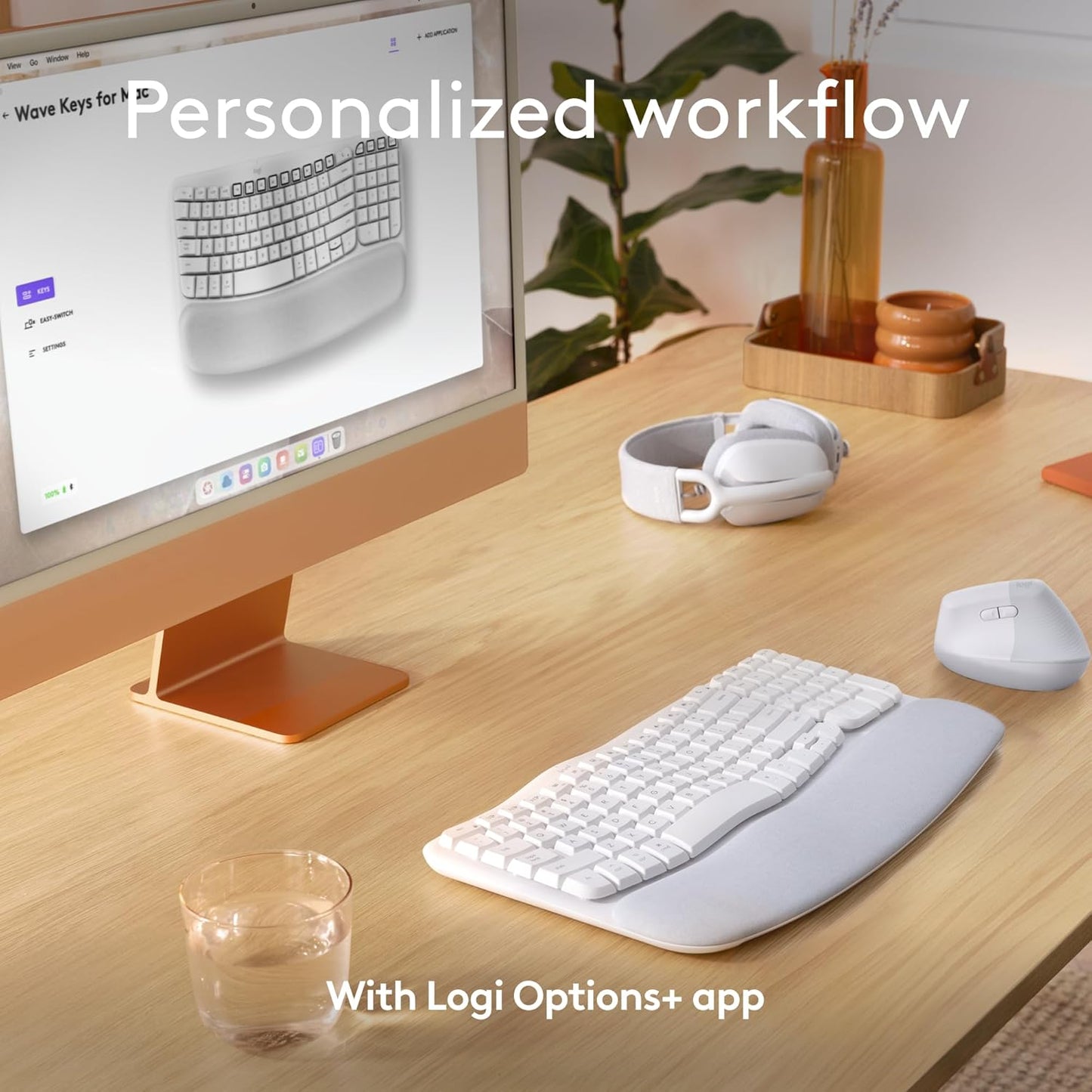 Logitech Teclado Wave Keys inalámbrico