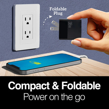 Argom 38W Dual PD Type-C + USB Whith Foldable Plug P4