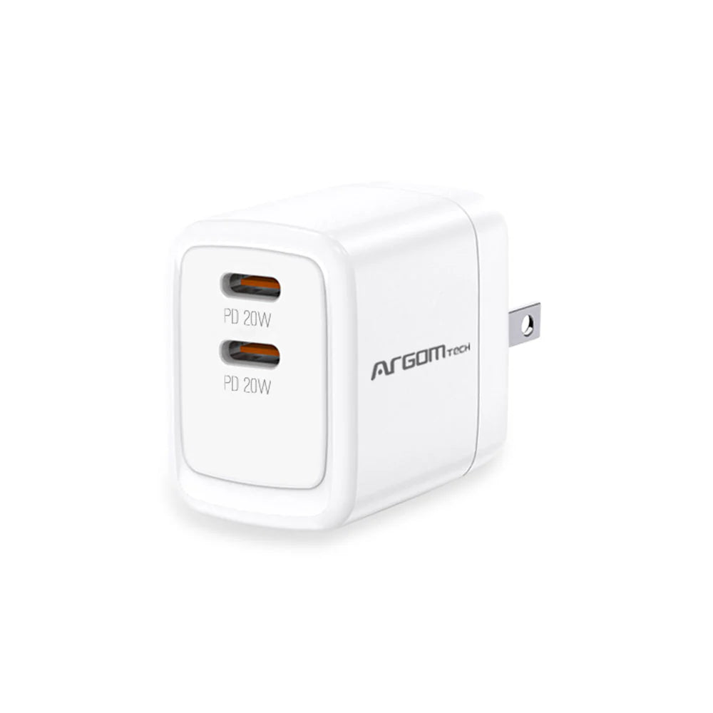 Argom 40W PD 2 Type-C Fast Wall Charger