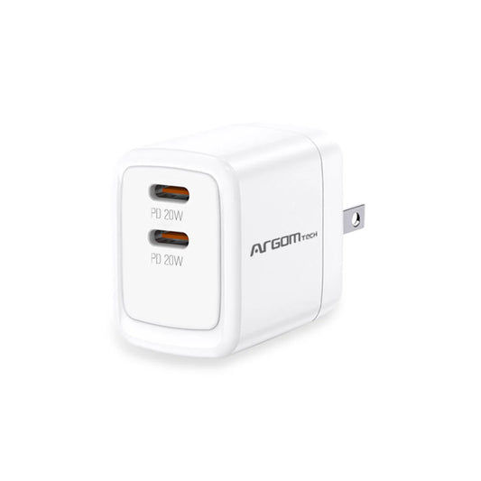 Argom 40W PD 2 Type-C Fast Wall Charger