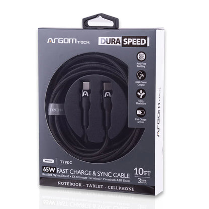 Argom 65W Fast Charge - Type C to Type C 1.8mts