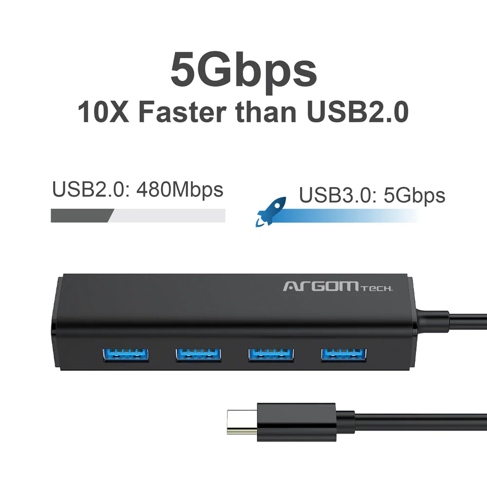 Argom Hub 4 en 1 4XUSB 3.0