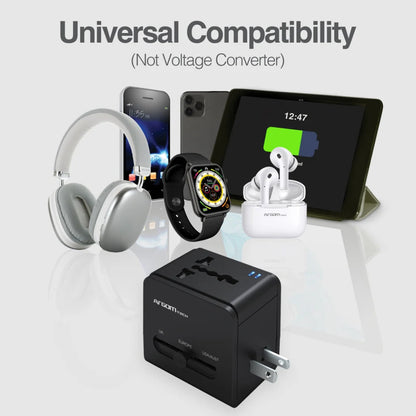Argom Adaptador Universal viajero 4 en 1