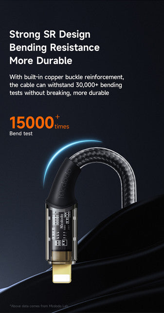 Mcdodo Cable Transparente USB a Lightning 1.2m