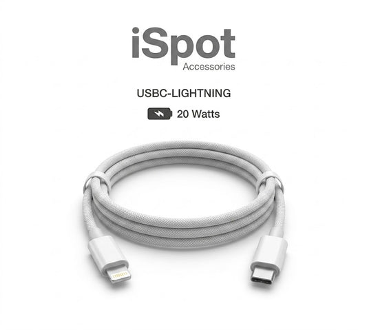 iSpot Lightning a USB-C 1.5m