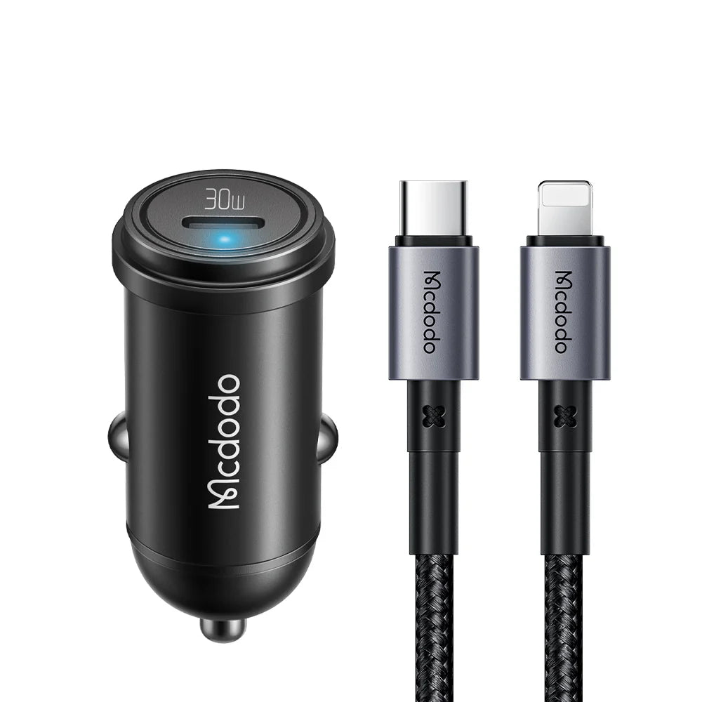 Mcdodo Cargador de Carro - Con Cable 1 USB-C 30W