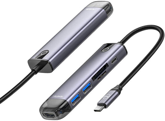 Mcdodo 6 in 1 Usb-C Hub 100W