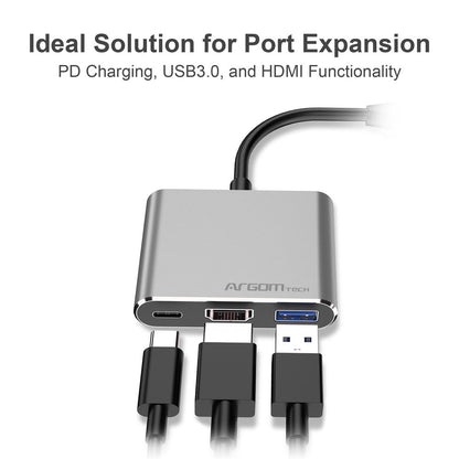 Argom 3 in 1 One Axess 3-en-1 Tipo-C Hub