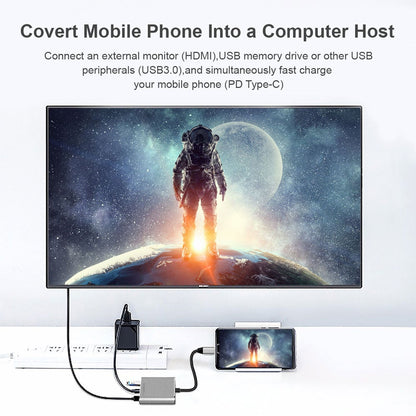 Argom 3 in 1 One Axess 3-en-1 Tipo-C Hub